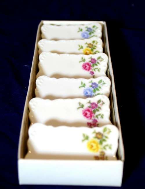 Oriental Porcelain Elweco porcelain name plates Beautiful